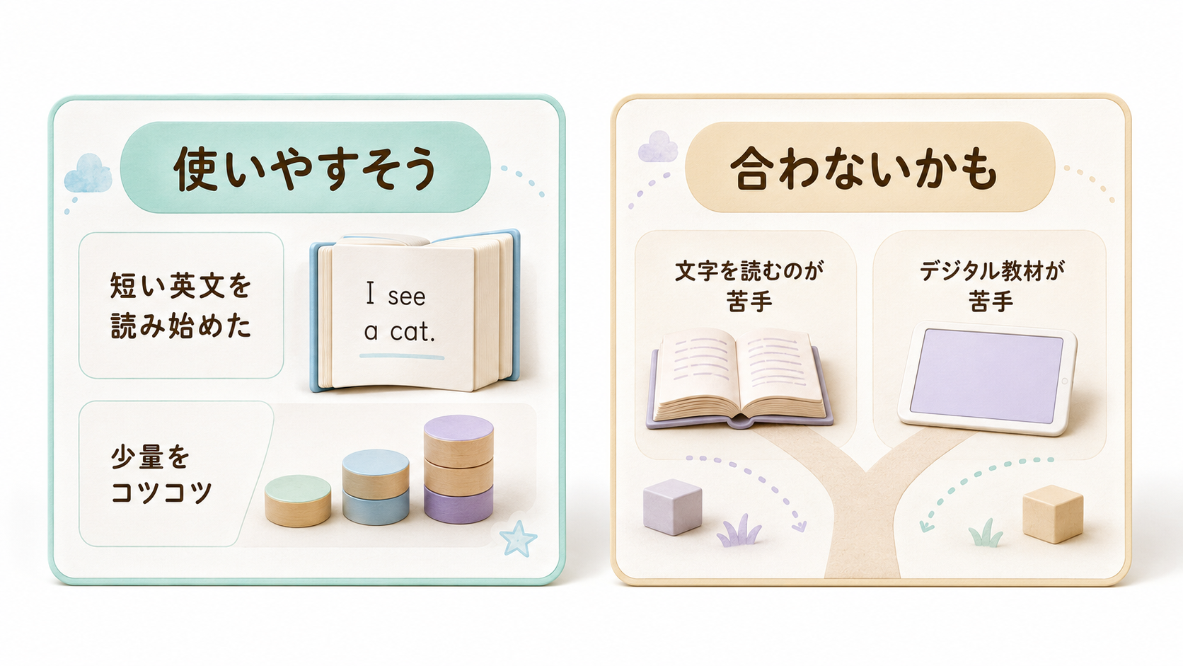 Raz-Kidsを使いやすそうな子と合わない可能性がある子の特徴